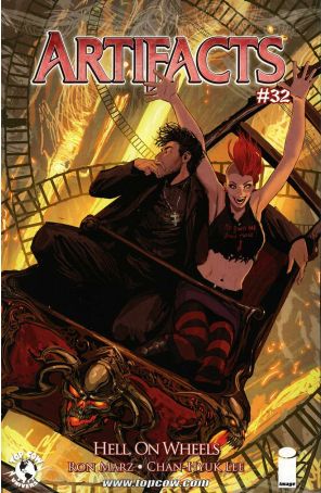 Artifacts (Top Cow) 32 published by Image with cover art by Stjepan Sejic