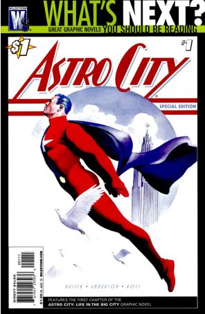 Astro City (Kurt Busiek's, Vol. 1) 1 (2nd) published by Wildstorm with cover art by Alex Ross