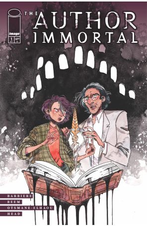 The Author Immortal 1A published by Image with cover art by Morgan Beem