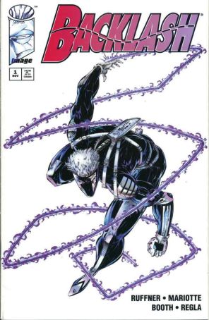 Backlash 1A published by Image with cover art by Brett Booth