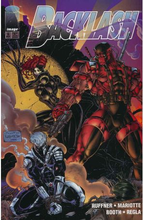 Backlash 1 published by Image with cover art by Brett Booth