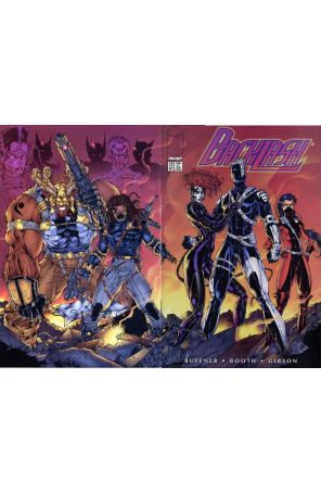 Backlash 12 published by Image with cover art by Brett Booth