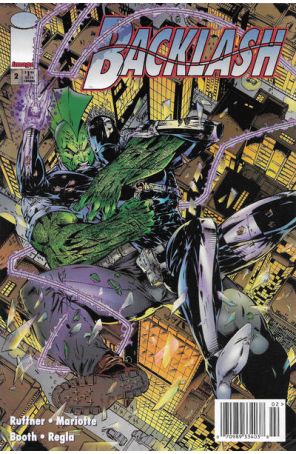 Backlash 2 (Newsstand) published by Image with cover art by Brett Booth