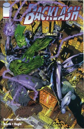 Backlash 2 published by Image with cover art by Brett Booth