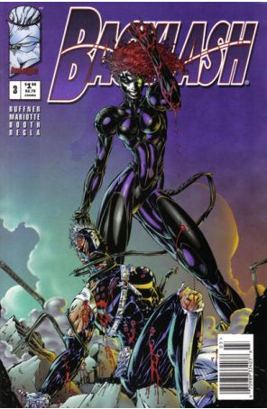 Backlash 3 (Newsstand) published by Image with cover art by Brett Booth