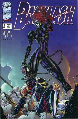 Backlash 3 published by Image with cover art by Brett Booth