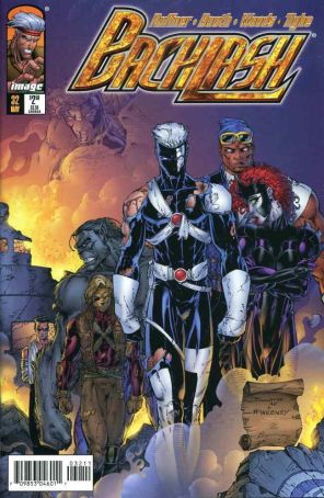 Backlash 32 published by Image with cover art by Brett Booth