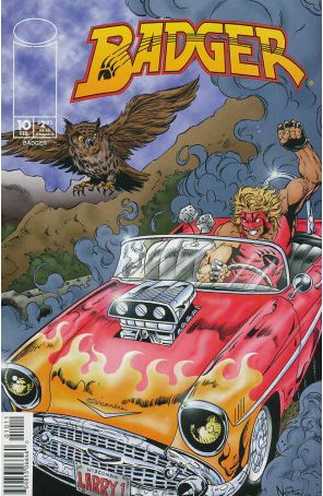 Badger (Vol. 3) 10 published by Image with cover art by Mike Norton