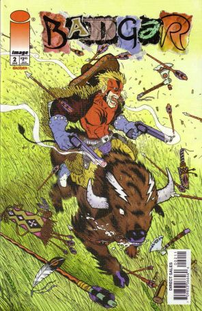Badger (Vol. 3) 2 published by Image with cover art by Michael Avon Oeming