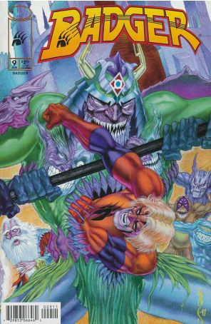 Badger (Vol. 3) 9 published by Image with cover art by Shea Anton Pensa