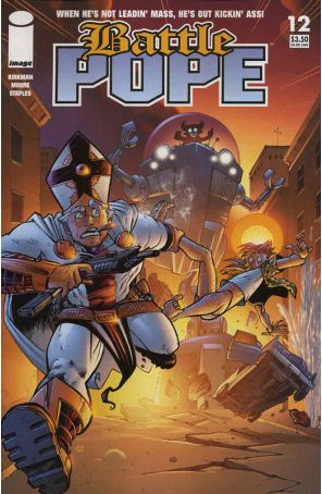 Battle Pope (Image) 12 published by Image with cover art by Tony Moore