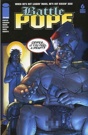 Battle Pope (Image) 6 published by Image with cover art by Tony Moore