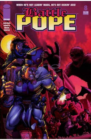 Battle Pope (Image) 8 published by Image with cover art by Matthew Roberts
