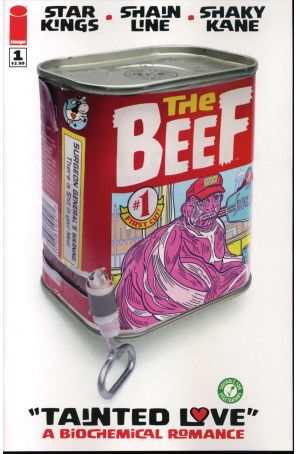 The Beef 1 published by Image with cover art by Shaky Kane