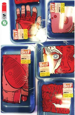 The Beef 5 published by Image with cover art by Shaky Kane