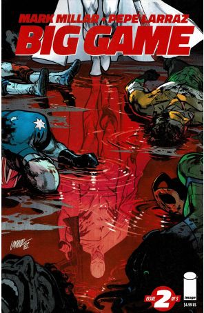 Big Game (Image) 2A published by Image with cover art by Pepe Larraz