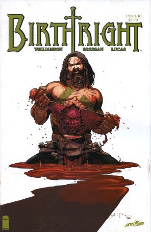 Birthright (Skybound) 10 published by Image with cover art by Andrei Bressan