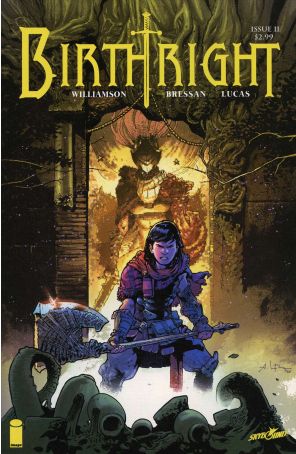 Birthright (Skybound) 11A published by Image with cover art by Andrei Bressan