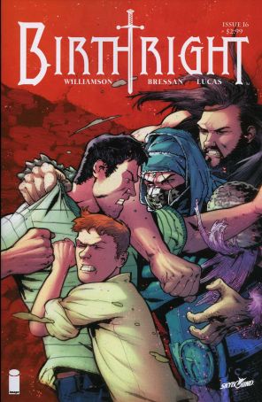Birthright (Skybound) 16 published by Image with cover art by Andrei Bressan