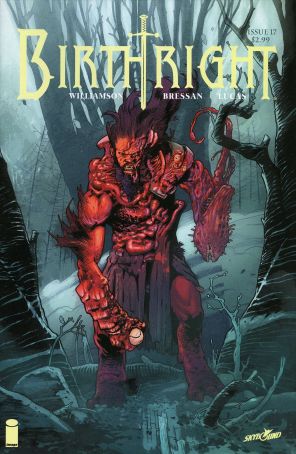 Birthright (Skybound) 17 published by Image with cover art by Andrei Bressan