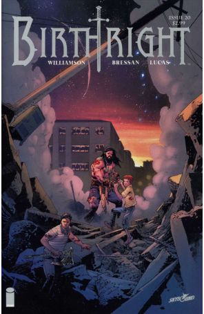 Birthright (Skybound) 20 published by Image with cover art by Andrei Bressan