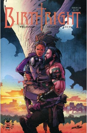 Birthright (Skybound) 24 published by Image with cover art by Andrei Bressan