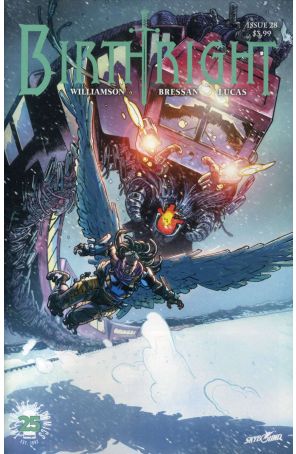 Birthright (Skybound) 28 published by Image with cover art by Andrei Bressan