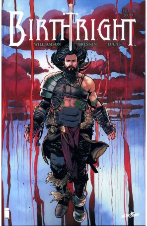 Birthright (Skybound) 30 published by Image with cover art by Andrei Bressan