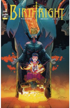 Birthright (Skybound) 31 published by Image with cover art by Andrei Bressan