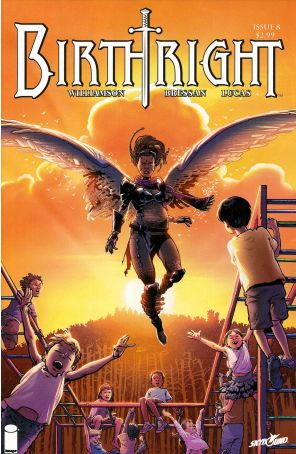 Birthright (Skybound) 8 published by Image with cover art by Andrei Bressan