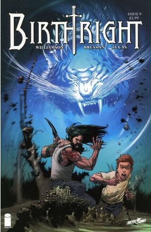 Birthright (Skybound) 9 published by Image with cover art by Andrei Bressan