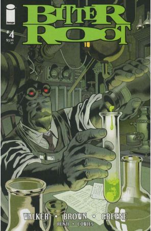 Bitter Root 4C published by Image with cover art by Kevin Nowlan