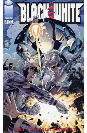 Black And White (Mini-Series) 3 published by Image with cover art by Art Thibert