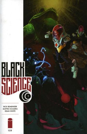 Black Science 1A published by Image with cover art by Matteo Scalera