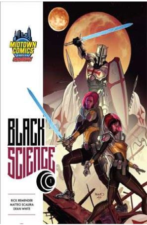 Black Science 1F published by Image with cover art by Paul Renaud