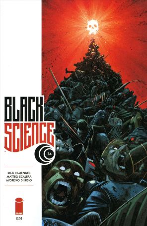 Black Science 14 published by Image with cover art by Matteo Scalera