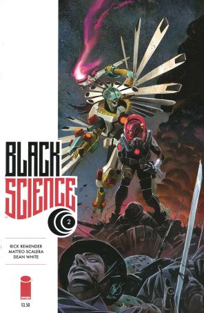 Black Science 2A published by Image with cover art by Matteo Scalera