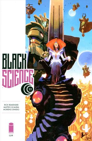 Black Science 22 published by Image with cover art by Matteo Scalera