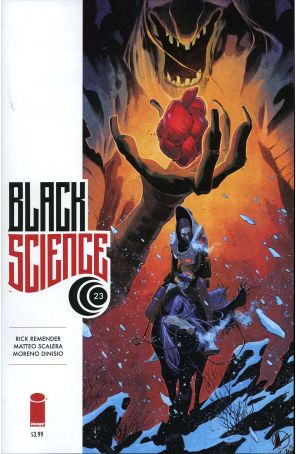 Black Science 23 published by Image with cover art by Matteo Scalera