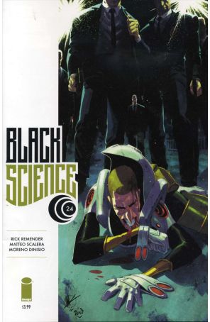 Black Science 24 published by Image with cover art by Matteo Scalera