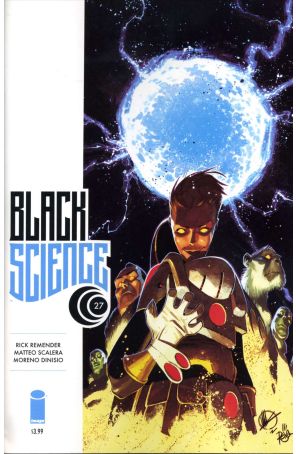 Black Science 27 published by Image with cover art by Matteo Scalera