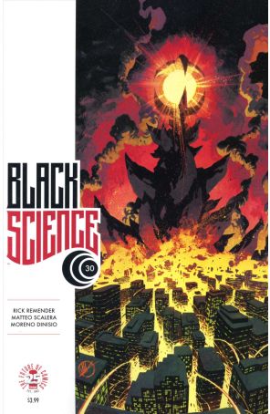 Black Science 30 published by Image with cover art by Matteo Scalera