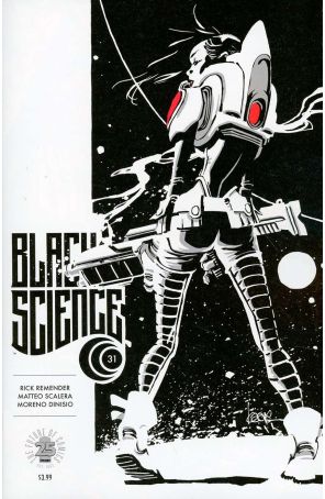 Black Science 31B published by Image with cover art by Kaare Kyle Andrews