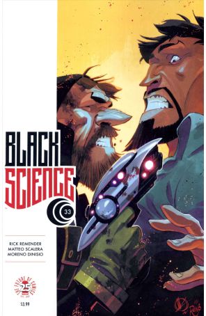 Black Science 33A published by Image with cover art by Matteo Scalera