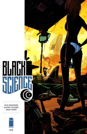 Black Science 4 published by Image with cover art by Matteo Scalera