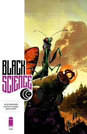 Black Science 8 published by Image with cover art by Matteo Scalera