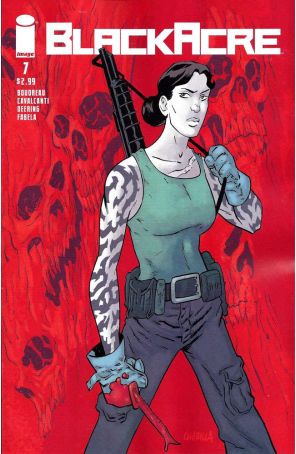 Blackacre 7 published by Image with cover art by Brian Churilla