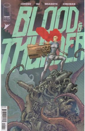 Blood And Thunder 1A published by Image with cover art by E.J. Su and Msassyk