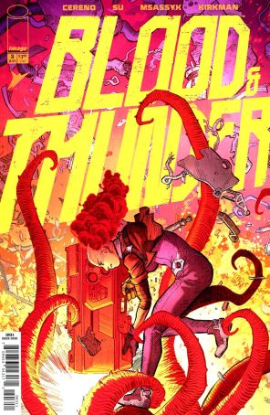 Blood And Thunder 3A published by Image with cover art by E.J. Su and Michele Msassyk Assarasakorn