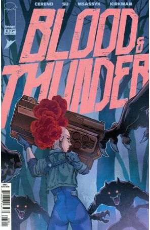 Blood And Thunder 5A published by Image with cover art by E.J. Su